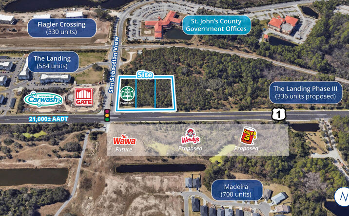 Pictures of Land property located at US Hwy 1 & San Sebastian View, St. Augustine, FL 32095 for lease - image #1
