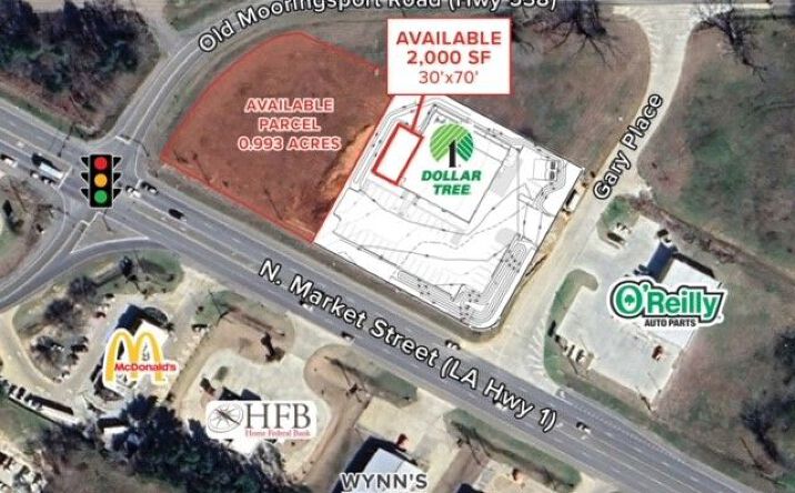Pictures of Retail property located at 5838 N Market St, Shreveport, LA 71107 for lease - image #1