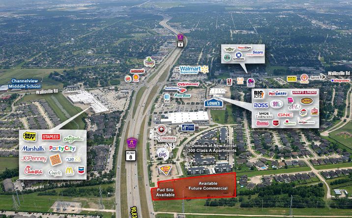 Pictures of Land property located at NWQ Wallisville Rd & Beltway 8, Houston, TX 77013 for lease - image #1