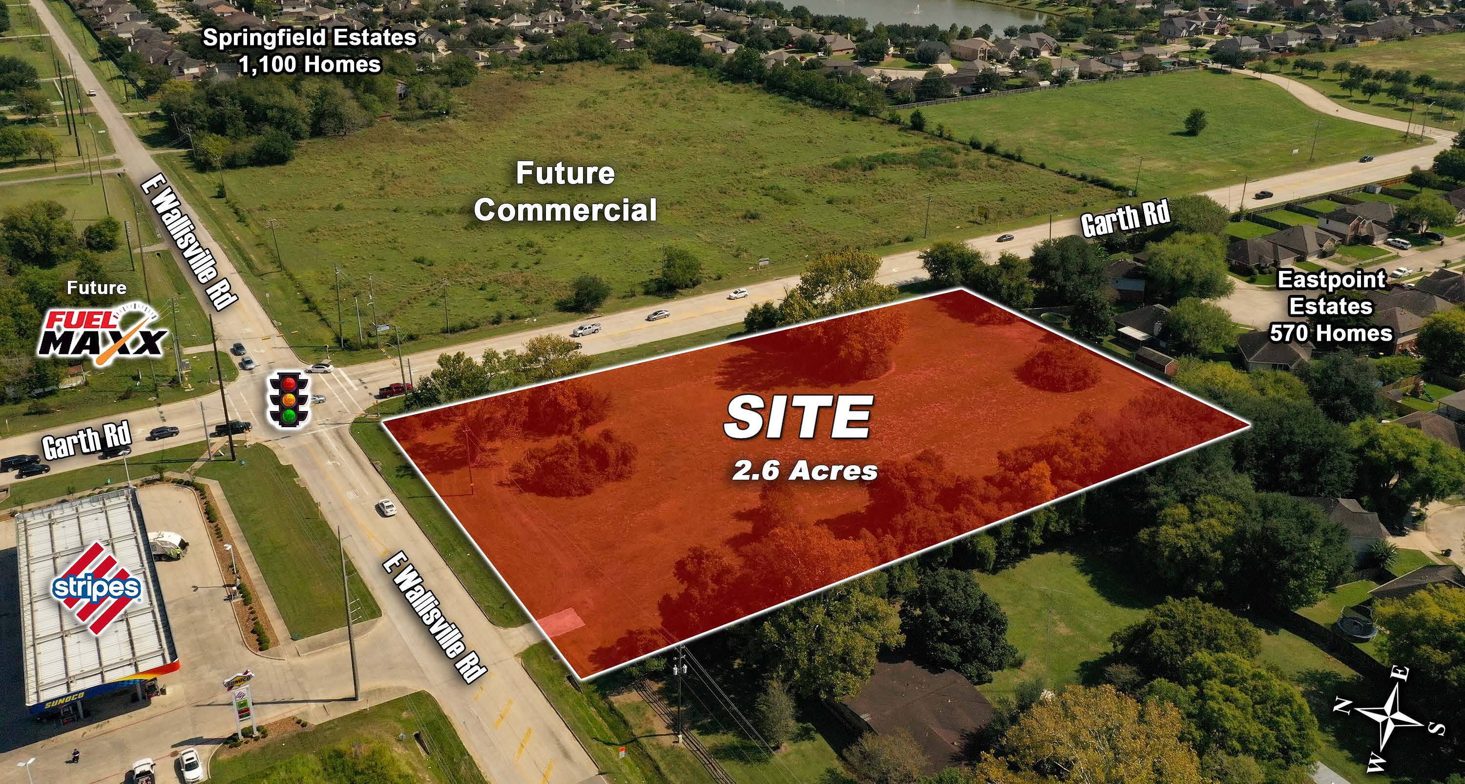 SWC E Wallisville Rd & Garth Rd, Baytown, TX 77521