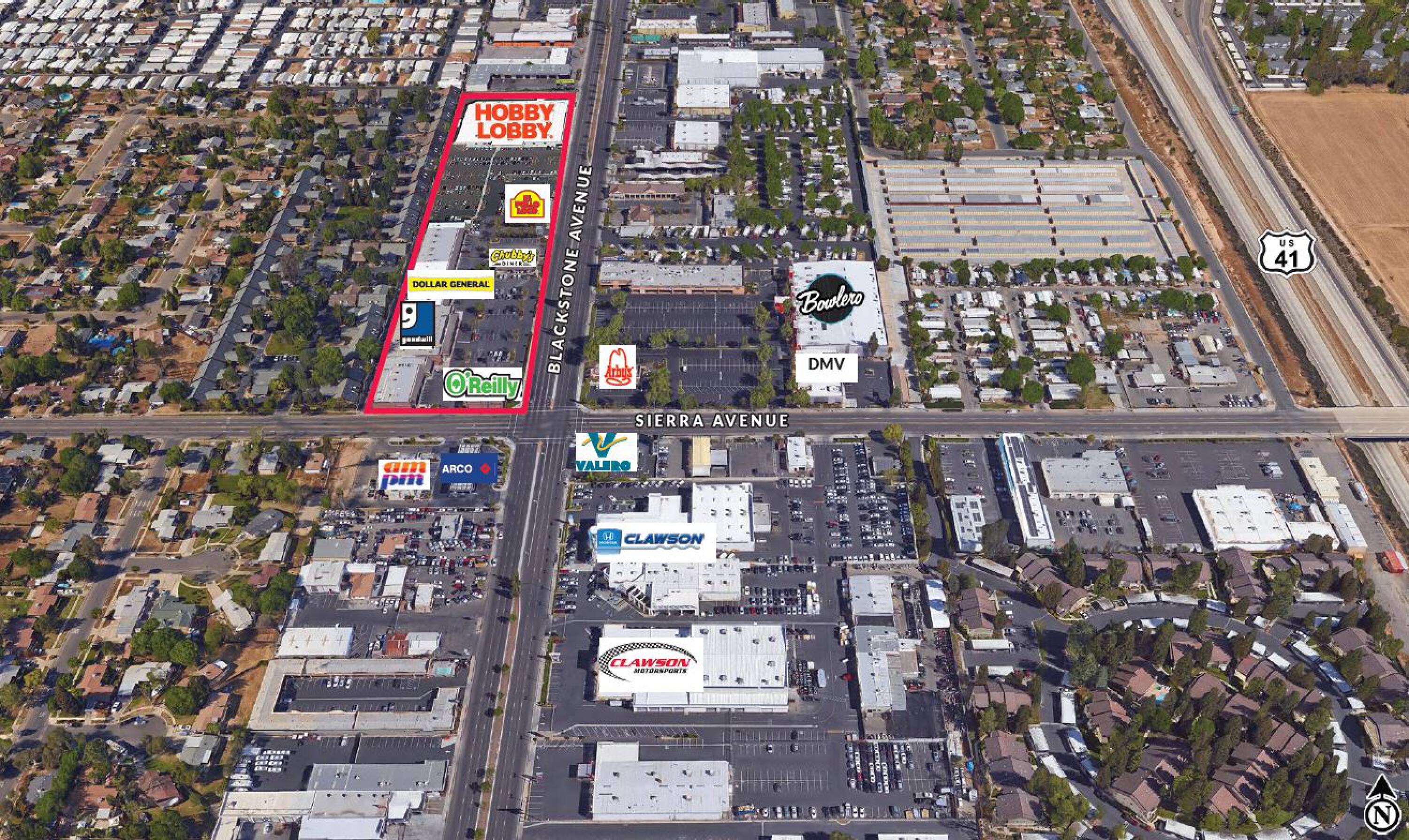 NWC Blackstone & Sierra, Fresno, CA 93710