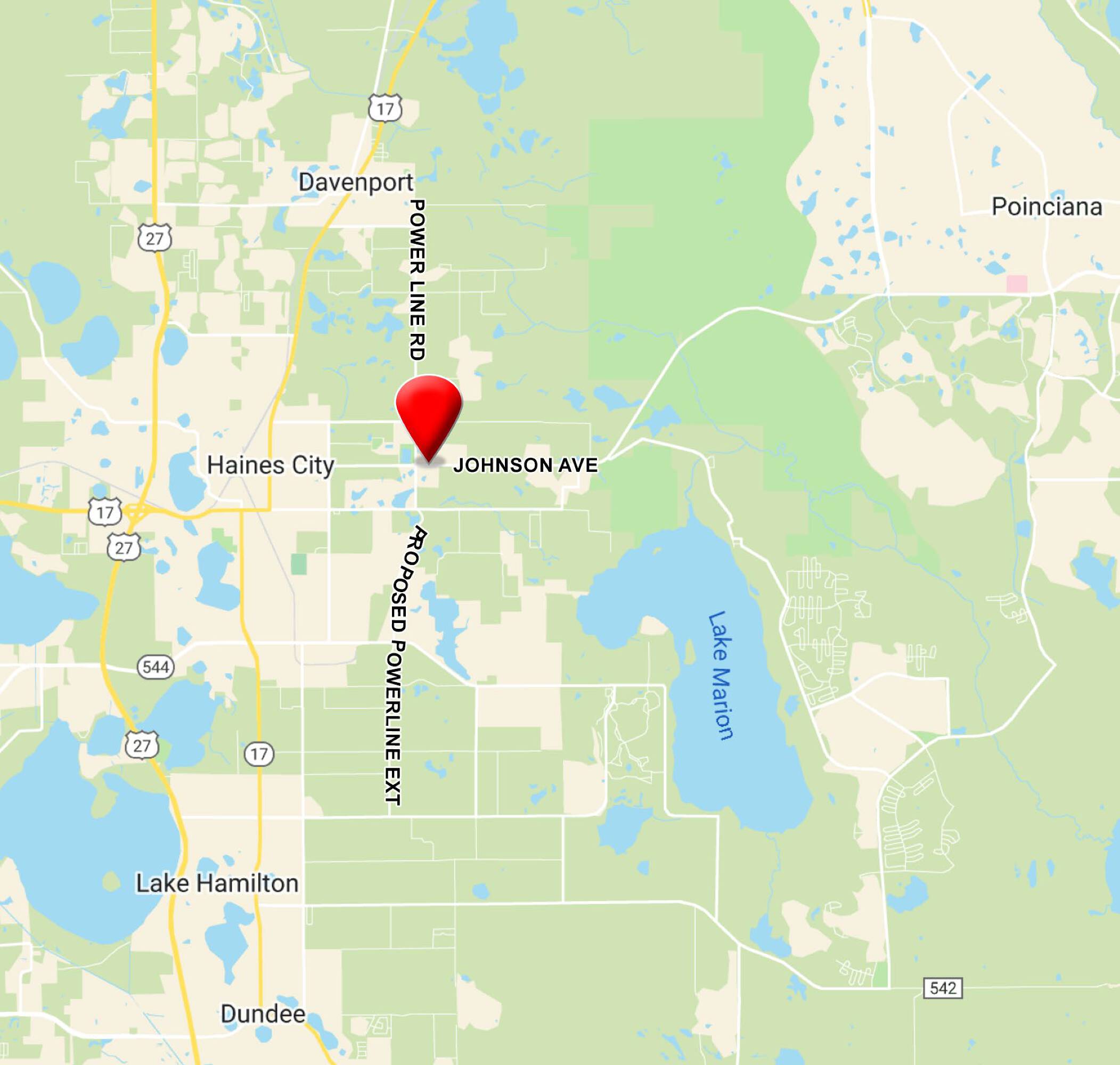 County Rd 580 (E Johnson Ave) & Power Line Rd, Haines City, FL 33844 ...