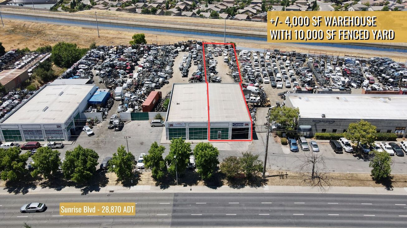 3390 Sunrise Blvd, Rancho Cordova, CA 95742 Industrial Space for