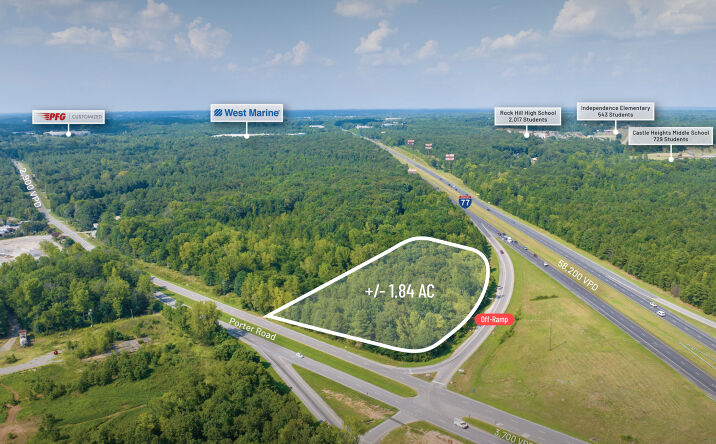 Pictures of Land property located at 945 Porter Rd, Rock Hill, SC 29730 for lease - image #1
