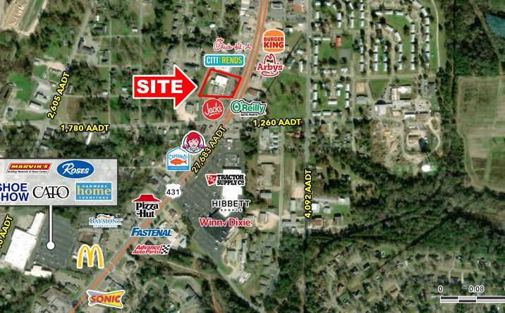 Pictures of Retail property located at 980 S Eufaula Ave, Eufaula, AL 36027 for lease - image #1