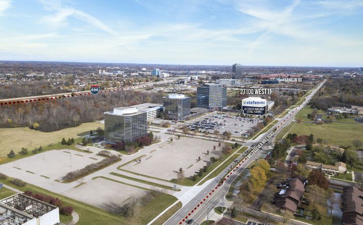 Pictures of Office property located at 27100 W Eleven Mile Rd, Southfield, MI 48033 for lease - image #1