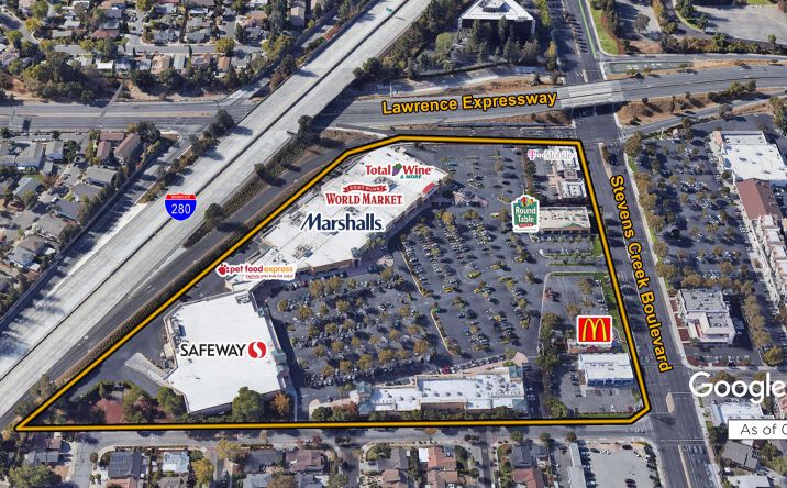 Pictures of Retail property located at Stevens Creek Blvd. & Lawrence Expy, San Jose, CA 95129 for lease - image #1