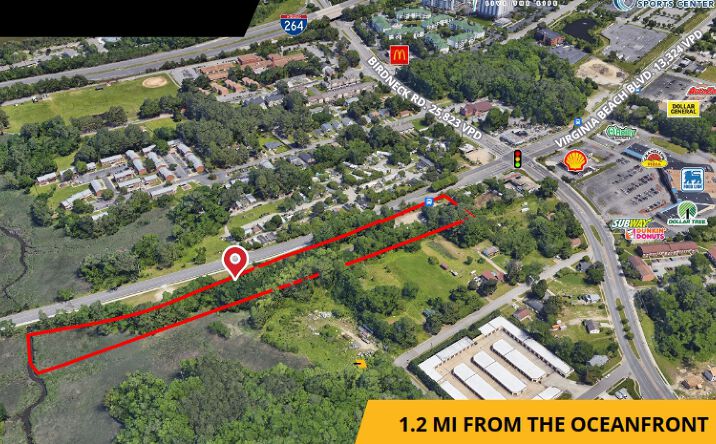 Pictures of Land property located at 1129 Virginia Beach Blvd, Virginia Beach, VA 23451 for lease - image #1