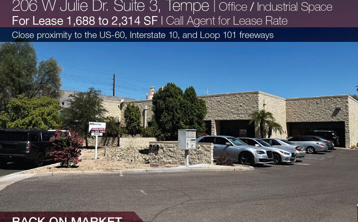 Pictures of Industrial property located at 206 W Julie Dr, Tempe, AZ 85283 for lease - image #1