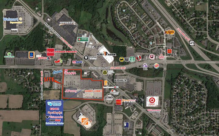 Pictures of Retail property located at N95 W18273 County Line Road, Menomonee Falls, WI 53051 for lease - image #1