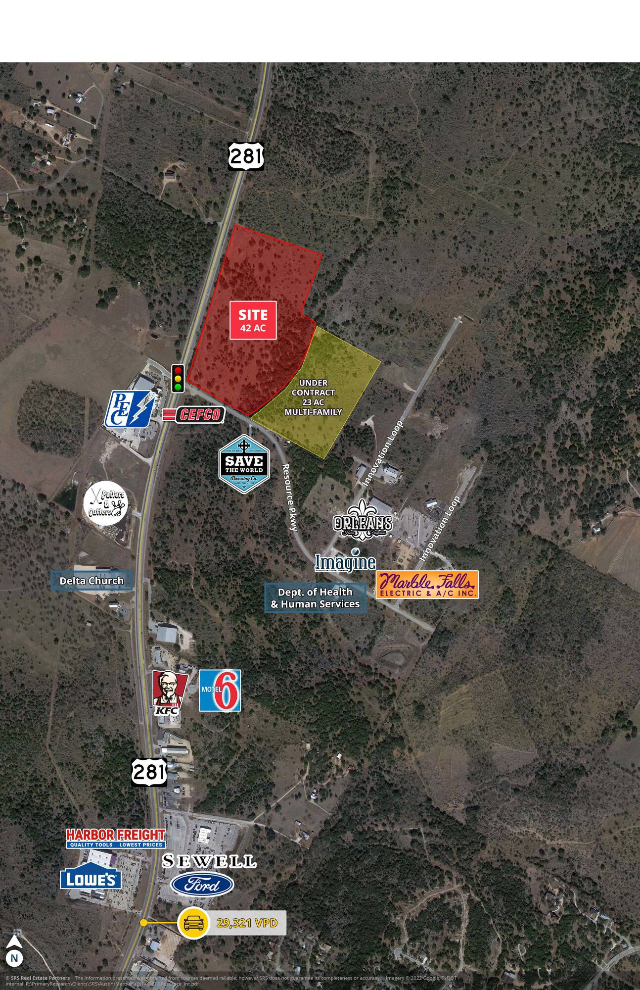 NEC US Hwy 281 & Resource Pkwy, Meadowlakes, TX 78654