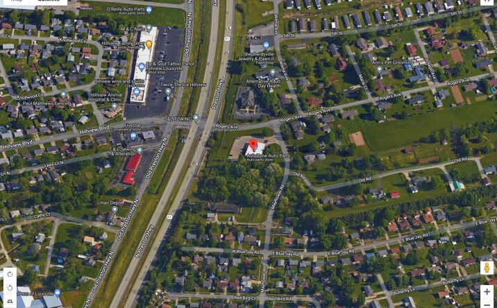 Pictures of Land, Retail, Restaurant property located at 131 Mayflower Rd, Louisville, KY 40229 for lease - image #1