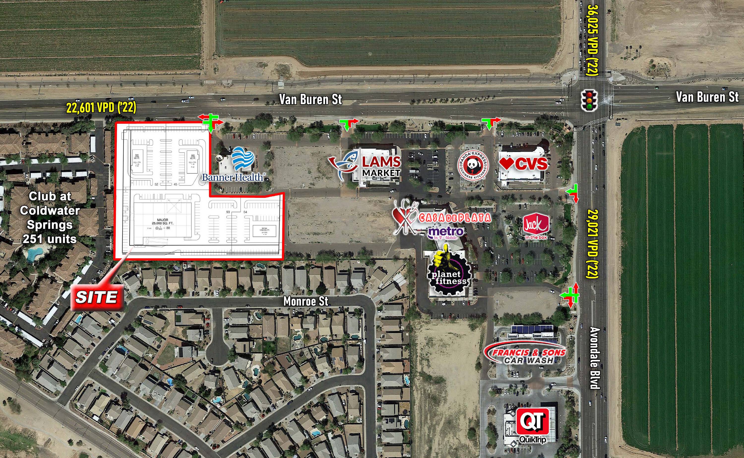 W/SWC Avondale Blvd & Van Buren St, Avondale, AZ 85323