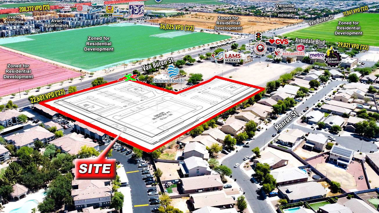 W/SWC Avondale Blvd & Van Buren St, Avondale, AZ 85323