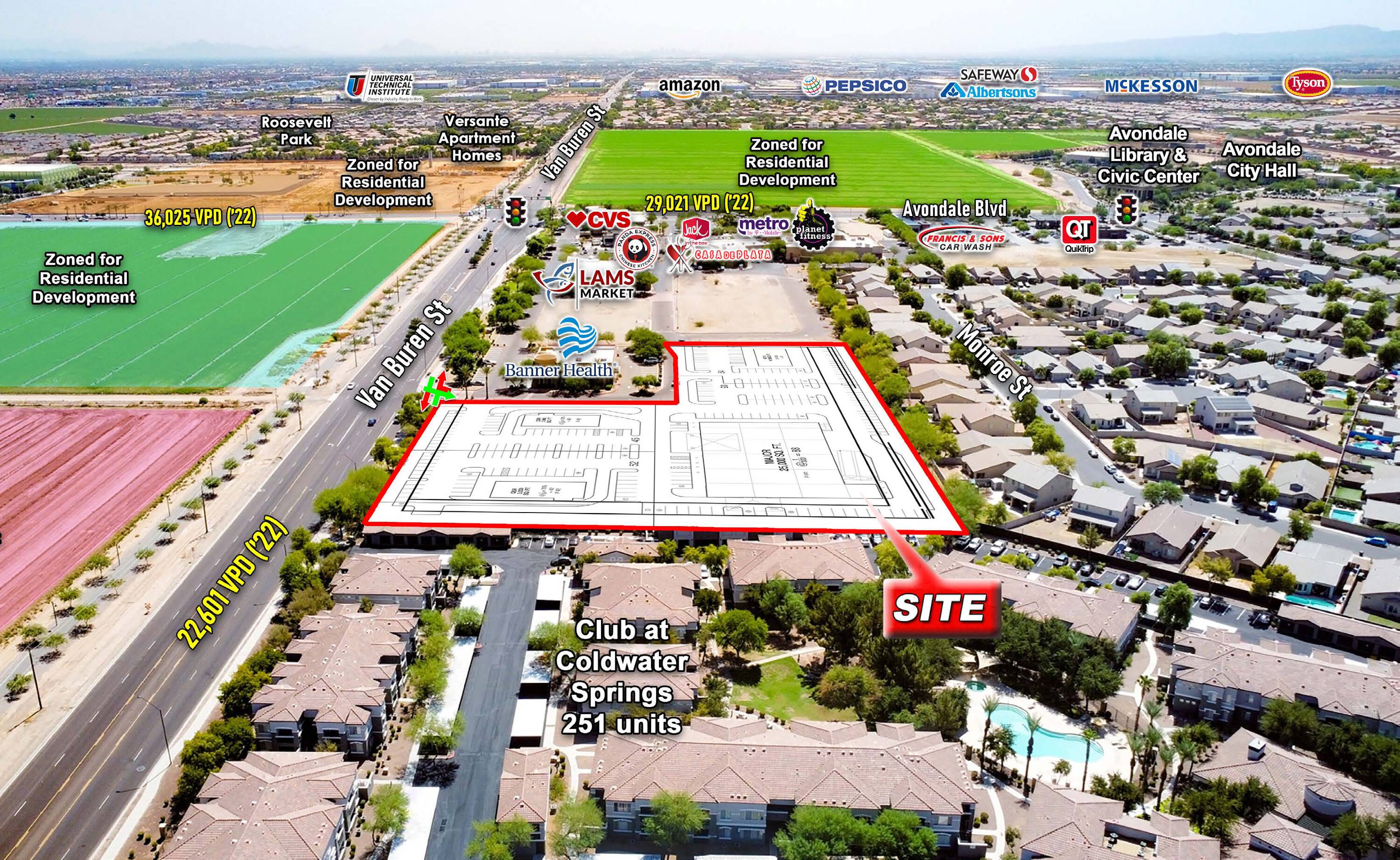 W/SWC Avondale Blvd & Van Buren St, Avondale, AZ 85323