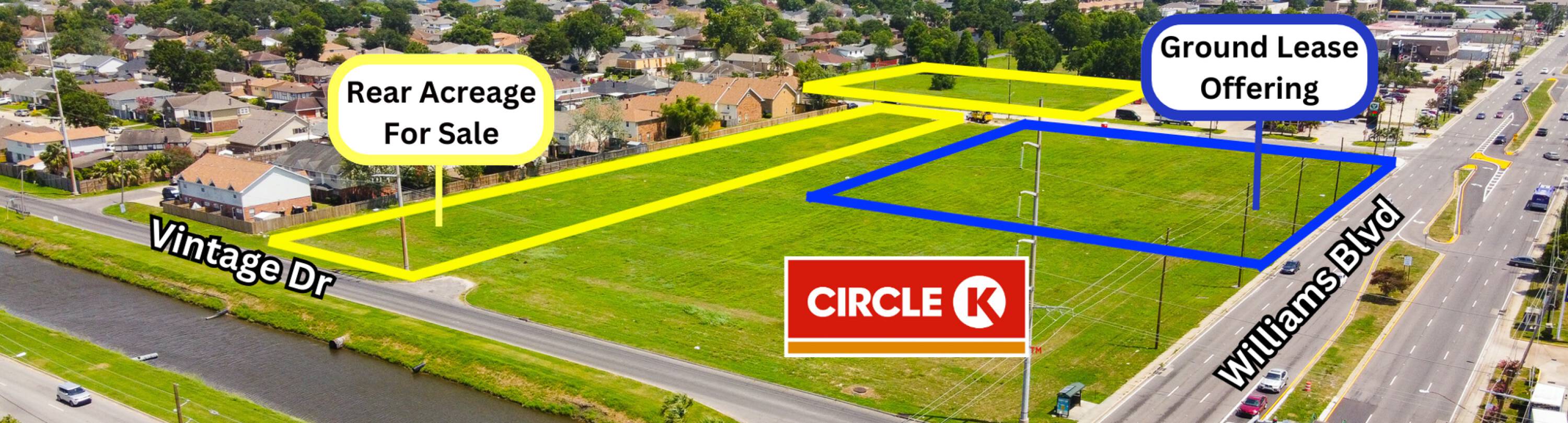 SEC Vintage Drive and Williams Blvd, Kenner, LA 70065