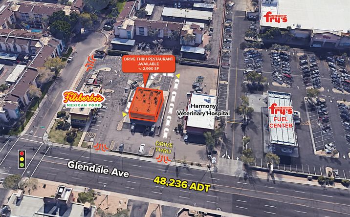 Pictures of Retail property located at 1739 West Glendale Avenue, Phoenix, AZ 85021 for lease - image #1