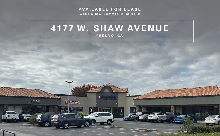 Pictures of Retail property located at 4177 W Shaw Ave, Fresno, CA 93722 for lease - image #1