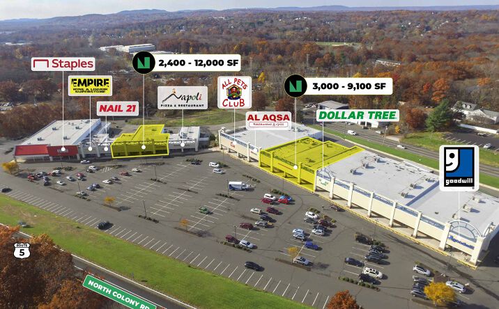Pictures of Retail, Office, Restaurant property located at 1145 N Colony Rd, Wallingford, CT 06492 for lease - image #1
