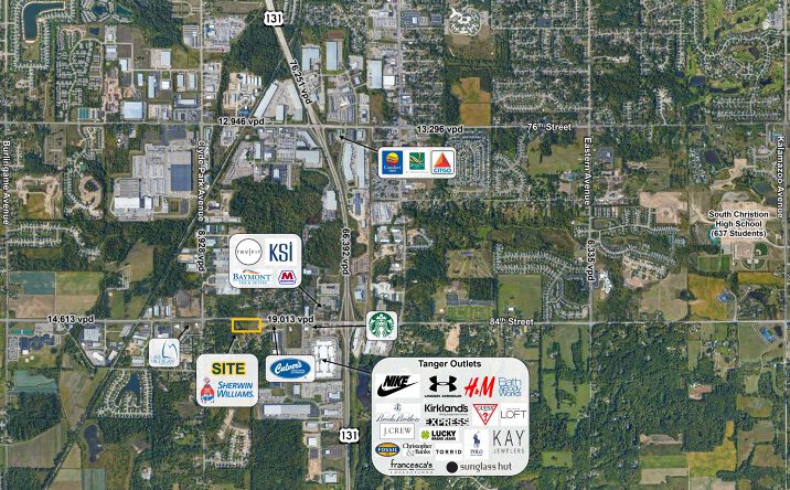 Pictures of Retail, Restaurant property located at 582 84th St SW, Byron Center, MI 49315 for lease - image #1