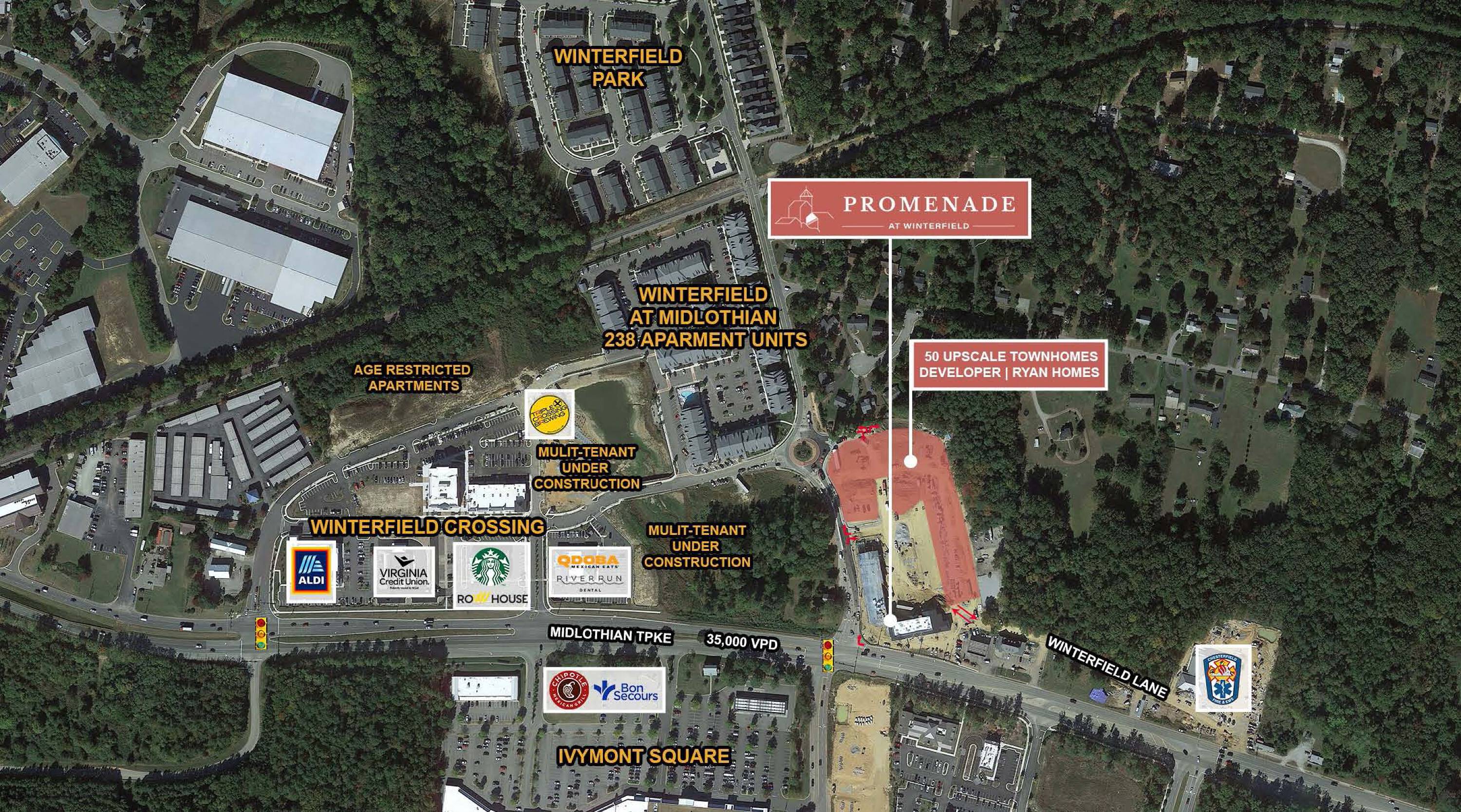 Midlothian Turnpike & Winterfield Road, Midlothian, VA 23114