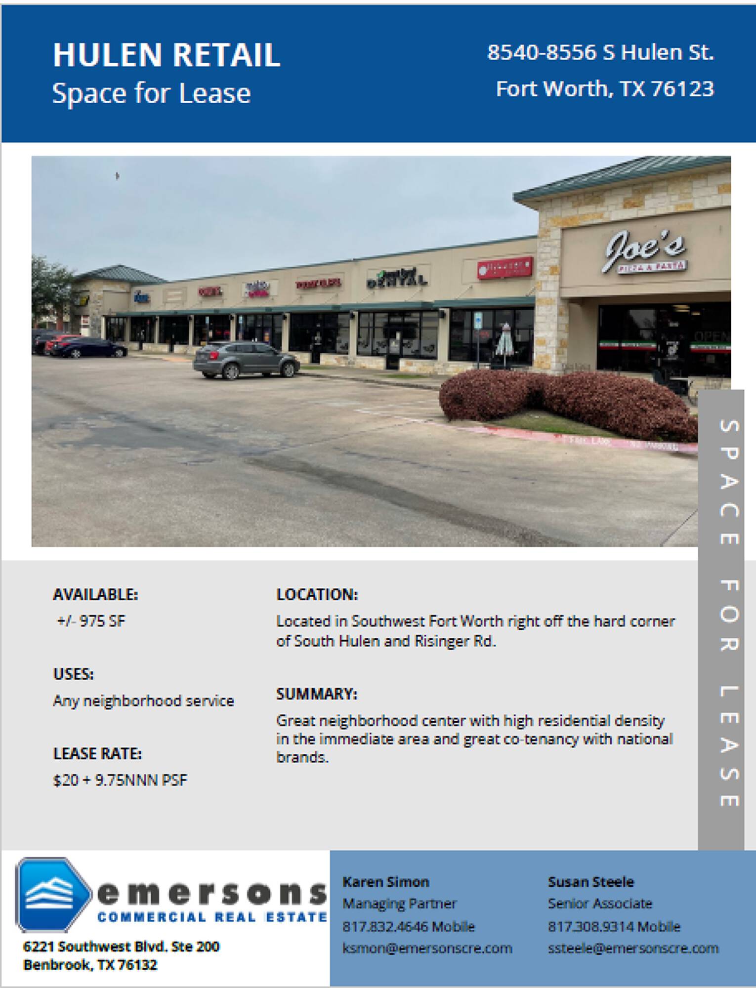 8540 S Hulen St, Fort Worth, TX 76123