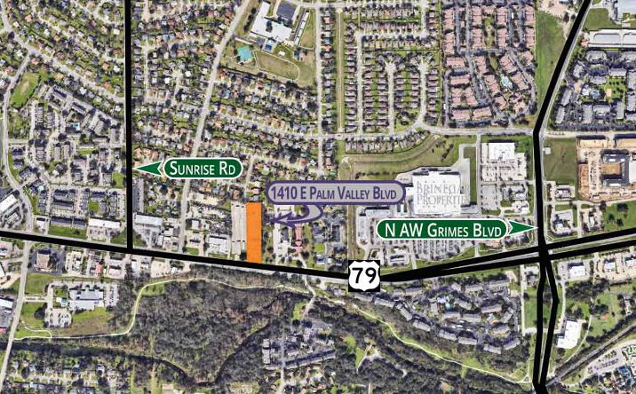 Pictures of Land property located at 1410 E Palm Valley Blvd, Round Rock, TX 78664 for lease - image #1