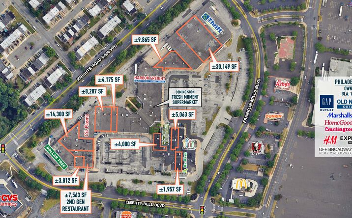 Pictures of Retail property located at 101-163 Franklin Mills Blvd, Philadelphia, PA 19154 for lease - image #1