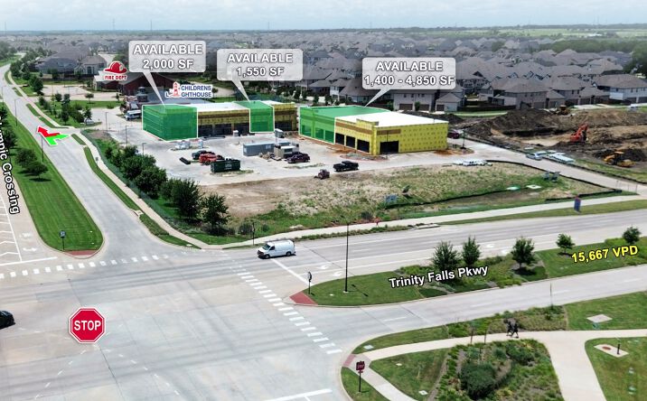 Pictures of Retail property located at Nwq of Trinity Falls Pkwy & Olympic Crossing, McKinney, TX 75071 for lease - image #1