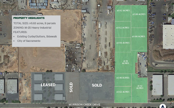Pictures of Land property located at Morrison Creek Dr, Sacramento, CA 95828 for lease - image #1