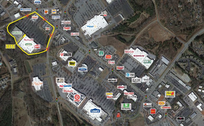 Pictures of Retail property located at 3801 Clemson Blvd, Anderson, SC 29621 for lease - image #1