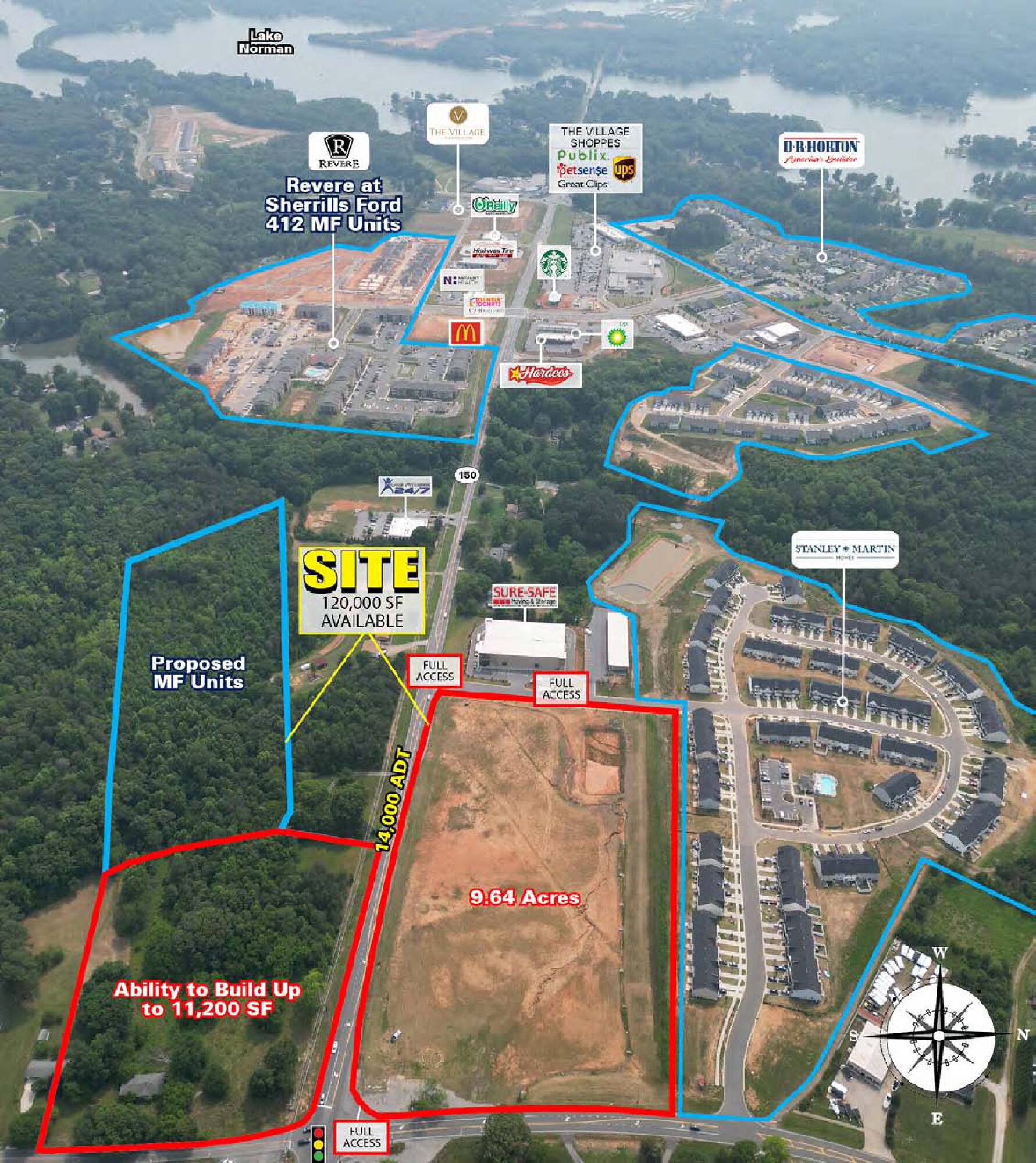 Sherrills Ford Rd & NC150, Sherrills Ford, NC 28673