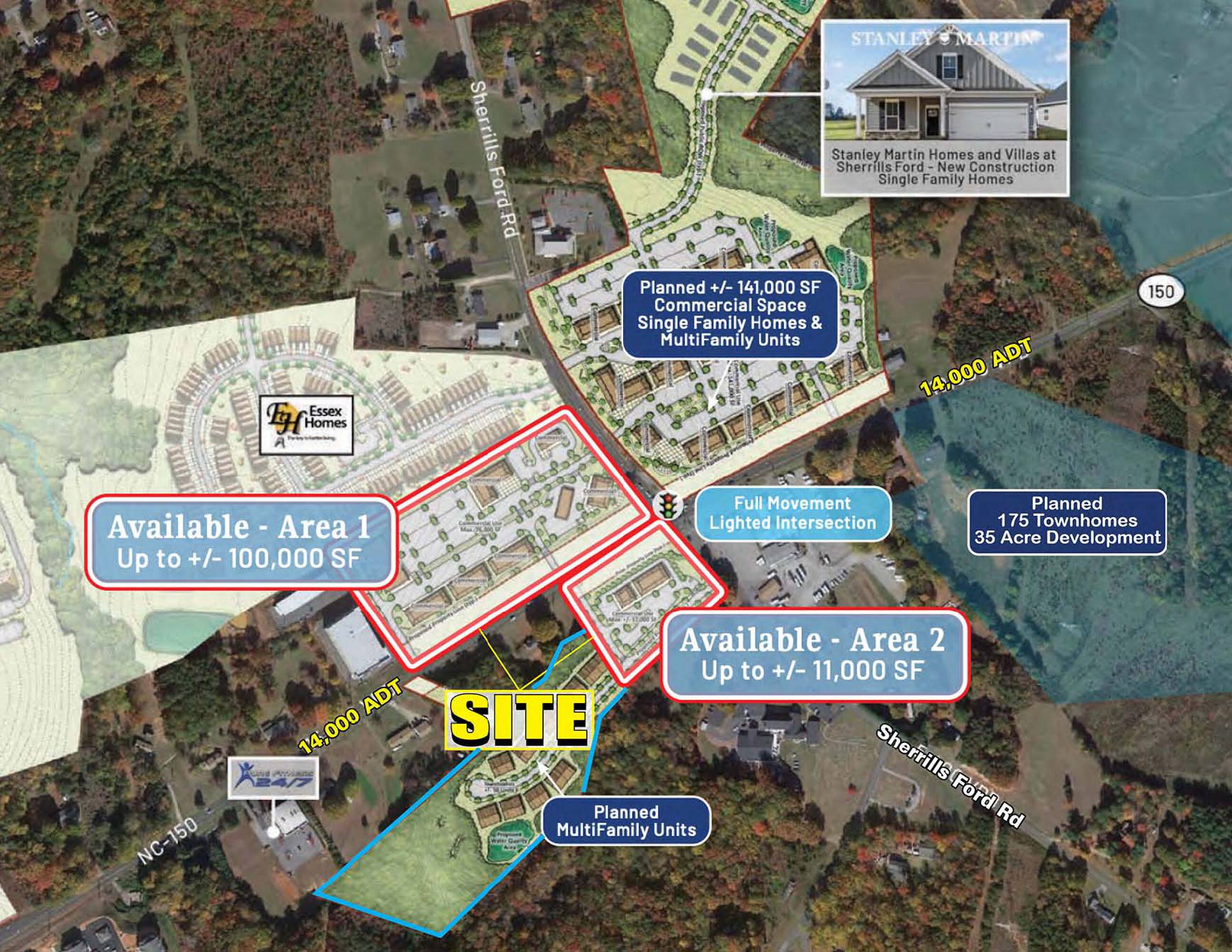 Sherrills Ford Rd & NC150, Sherrills Ford, NC 28673