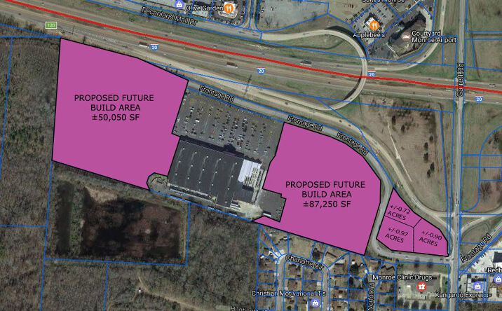 Pictures of Retail, Land property located at 4750 Frontage Rd, Monroe, LA 71202 for lease - image #1