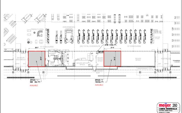Pictures of Retail, Restaurant property located at 3610 Marketplace Cir, Rochester Hills, MI 48309 for lease - image #1