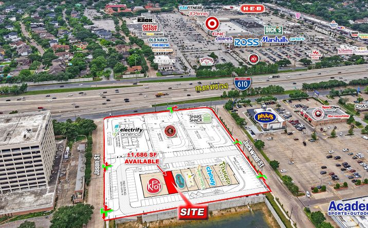 Pictures of Retail, Restaurant property located at 8825 W Loop S, Houston, TX 77096 for lease - image #1