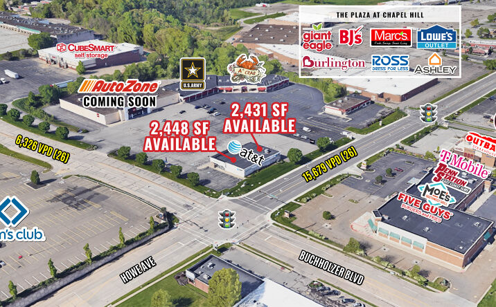 Pictures of Retail property located at 796 Howe Ave, Cuyahoga Falls, OH 44221 for lease - image #1