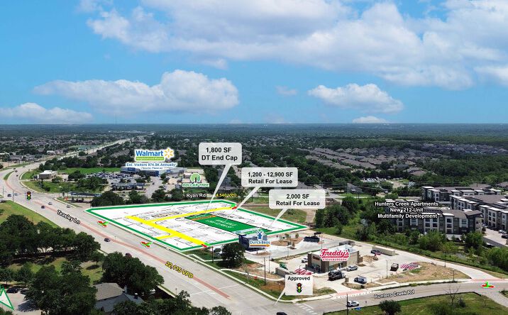 Pictures of Retail property located at SEC of Hunter Creek Rd and Teasley Ln, Denton, TX 75065 for lease - image #1