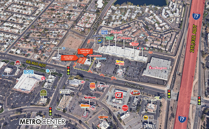 Pictures of Retail property located at 2860 W Peoria Ave, Phoenix, AZ 85029 for lease - image #1