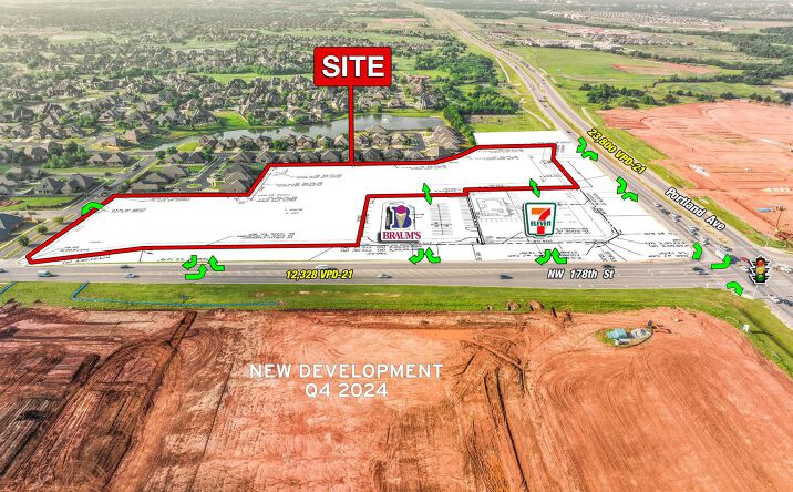 Pictures of Retail, Land property located at SEQ NW 178th Street & Portland Avenue, Oklahoma City, OK 73012 for lease - image #1
