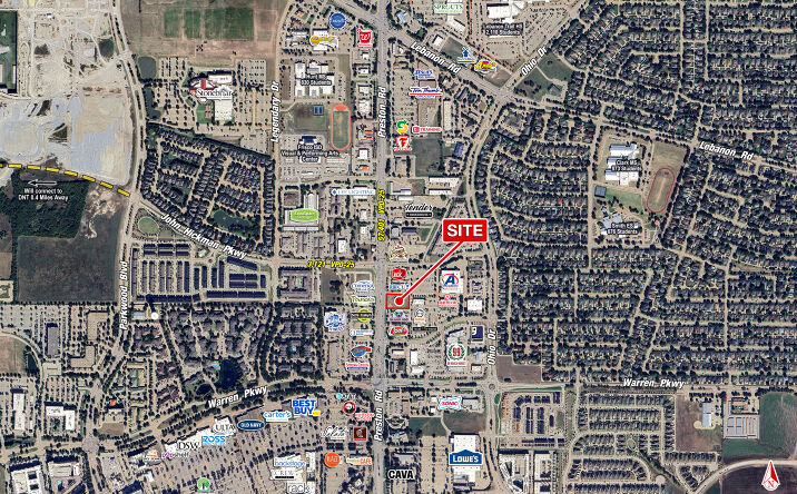 Pictures of Retail, Restaurant property located at 3960 Preston Rd, Frisco, TX 75034 for lease - image #1