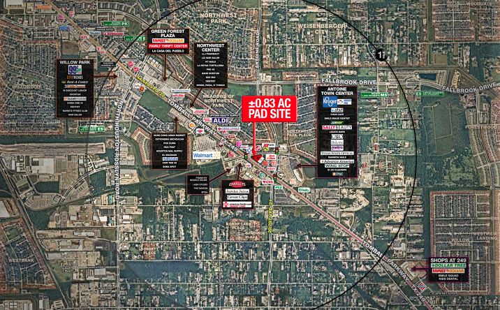 Pictures of Land property located at 12650 Tomball Pkwy, Houston, TX 77086 for lease - image #1