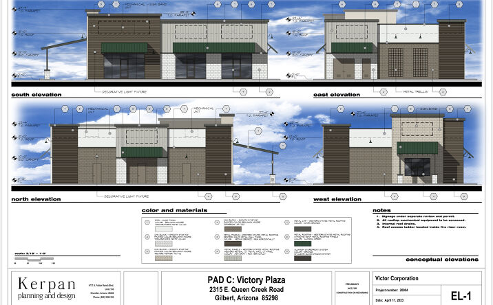 Pictures of Restaurant, Office, Retail property located at 2315 E Queen Creek Rd, Gilbert, AZ 85298 for sales - image #1