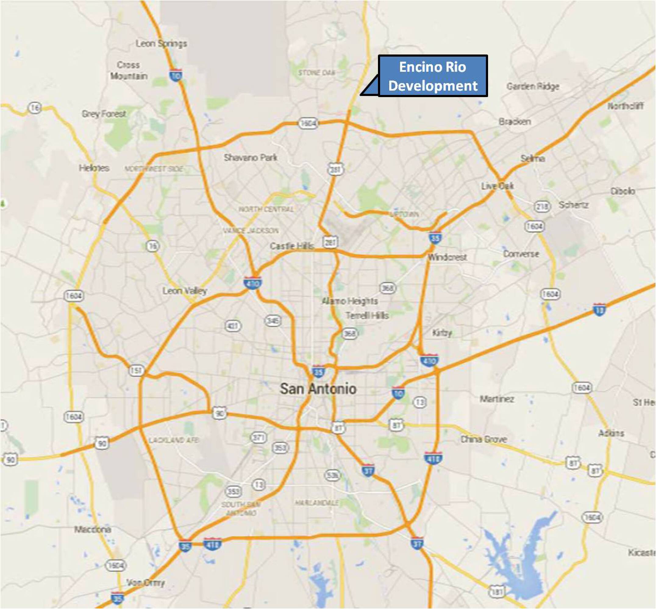 Hwy. 281N. Evans Rd & Encino Rio, San Antonio, TX 78259