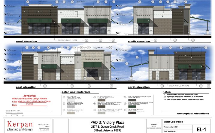 Pictures of Restaurant, Retail, Office property located at 2377 E Queen Creek Rd, Gilbert, AZ 85298 for sales - image #1
