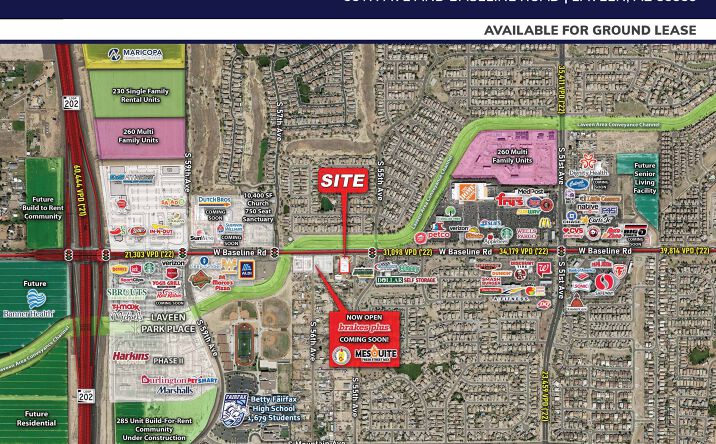 Pictures of Land property located at 55th Ave And Baseline Road, Laveen, AZ 85339 for lease - image #1
