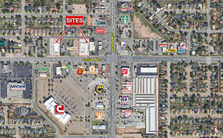 Pictures of Retail, Land property located at 2514 82nd St, Lubbock, TX 79423 for lease - image #1