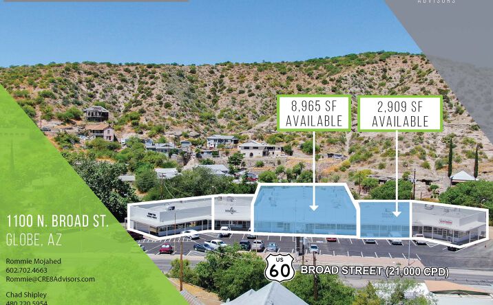 Pictures of Retail property located at 1100 N Broad St, Globe, AZ 85501 for lease - image #1