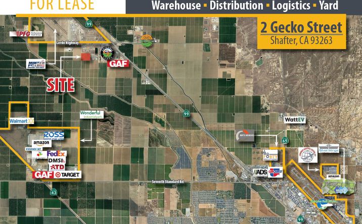 Pictures of Industrial property located at 2 Gecko Street Shafter, CA, Shafter, CA 93263 for lease - image #1