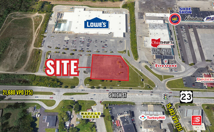 Pictures of Land property located at 3899 S High St, Columbus, OH 43207 for lease - image #1